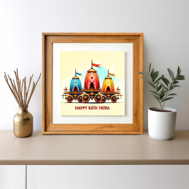 Happy Rath Yatra Celebration Canvas Print | Jagannath Festival Art | Spiritual Home Decor 17